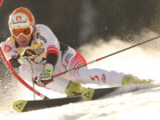ADELBODEN SWITZERLAND JANUARY 5 Matthias Lanziger Austria Competing in the Audi FIS Alpine Ski World Cup Events 2007-2008
