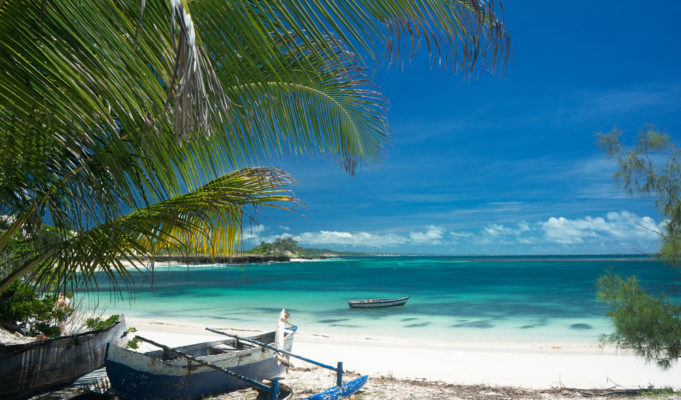 White sand beach, heaven , paradise in Madagaskar,