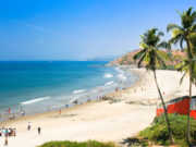 Beautiful Tropical beach in Vagator,Goa, India